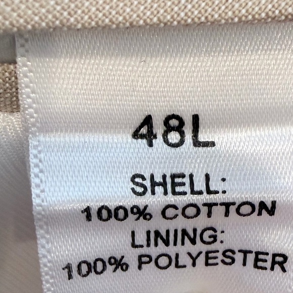 Saddlebred Blue & White Seersucker Blazer | 48L | 100% Cotton - Picture 9 of 9